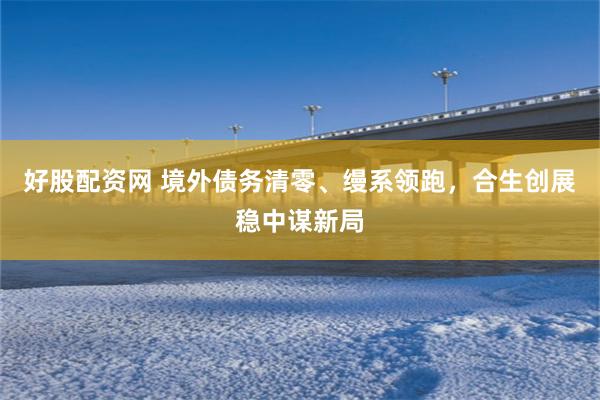 好股配资网 境外债务清零、缦系领跑,合生创展稳中谋新局