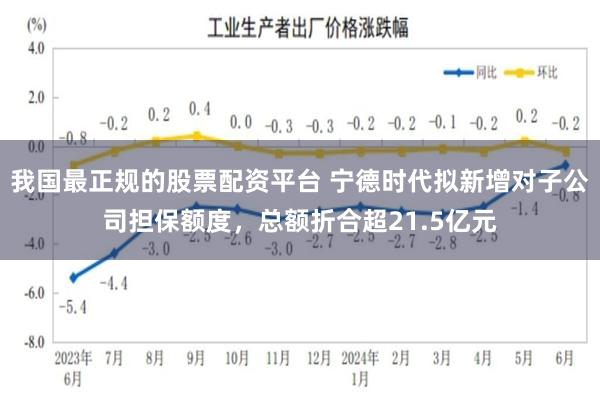 我国最正规的股票配资平台 宁德时代拟新增对子公司担保额度，总额折合超21.5亿元