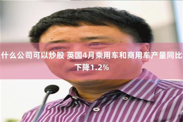 什么公司可以炒股 英国4月乘用车和商用车产量同比下降1.2%