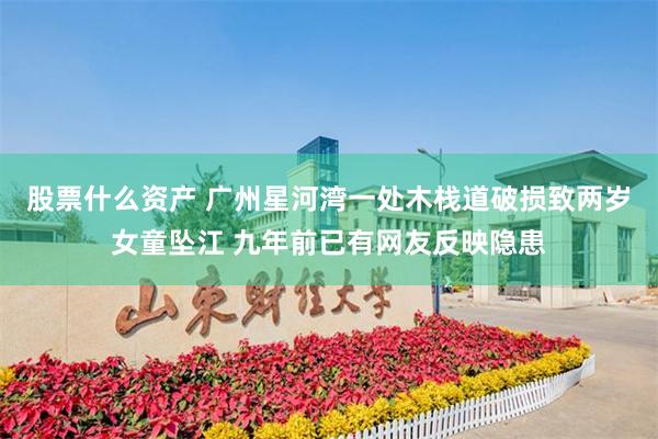 股票什么资产 广州星河湾一处木栈道破损致两岁女童坠江 九年前已有网友反映隐患