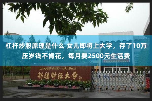 杠杆炒股原理是什么 女儿即将上大学，存了10万压岁钱不肯花，每月要2500元生活费