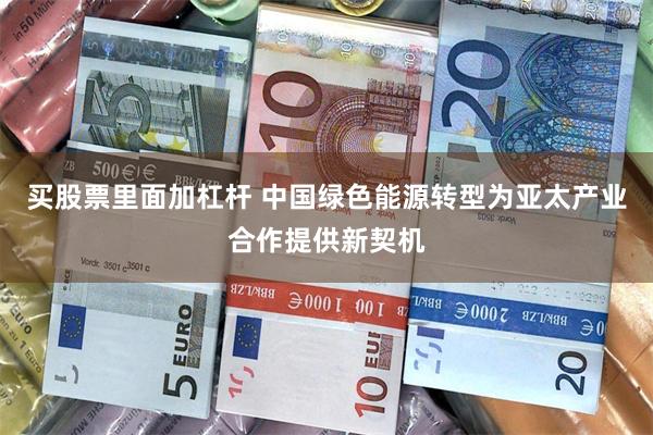 买股票里面加杠杆 中国绿色能源转型为亚太产业合作提供新契机