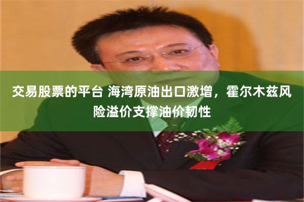 交易股票的平台 海湾原油出口激增，霍尔木兹风险溢价支撑油价韧性