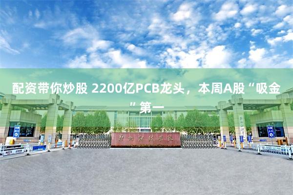 配资带你炒股 2200亿PCB龙头，本周A股“吸金”第一