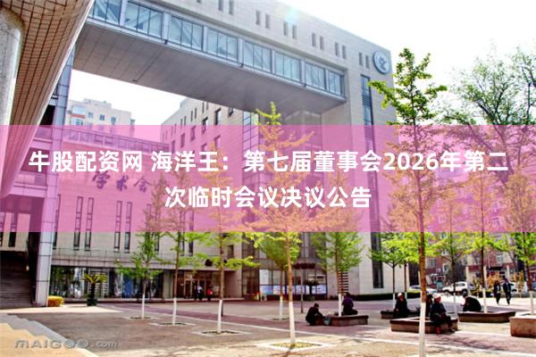 牛股配资网 海洋王：第七届董事会2026年第二次临时会议决议公告